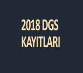 2018 DGS Kayıtları