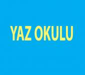 Yaz Okulu Duyurusu