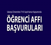 Öğrenci Affı Başvuruları